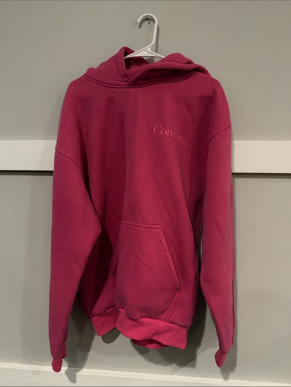 Women's Pink Comfrt Hoodie Sweatshirt